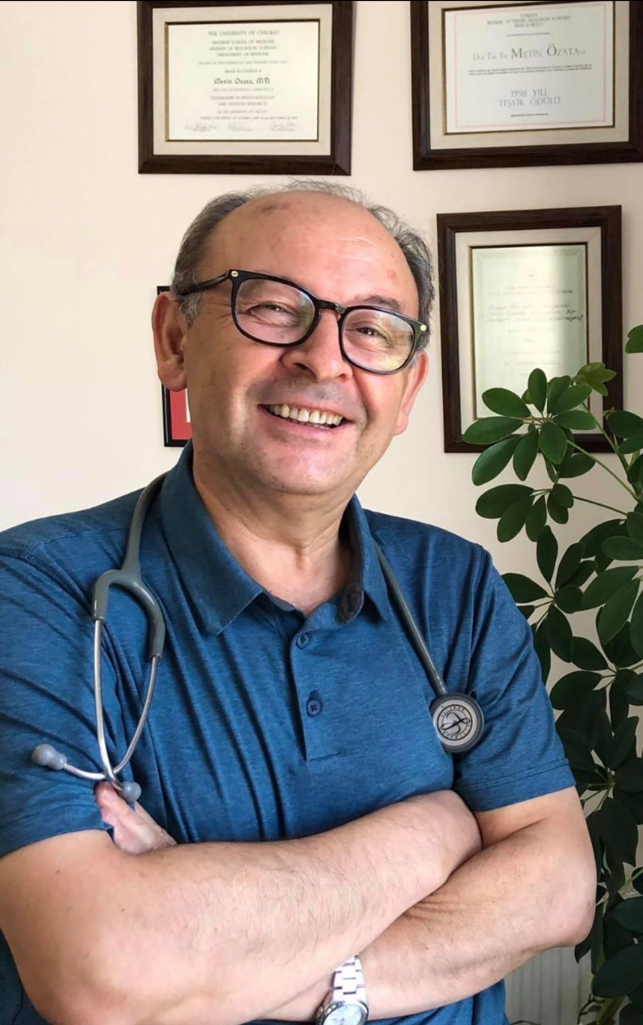 Prof. Dr. Metin Özata’nın portresi